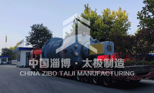 高品質(zhì)6萬升非標搪玻璃反應(yīng)釜中國淄博太極制造